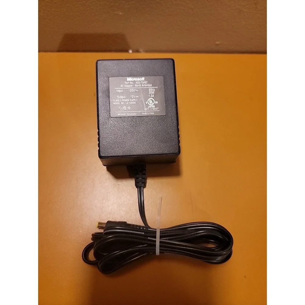 Genuine Microsoft AC Adapter Model LA-12030C P/N 103-73497 12V 1.3A Works